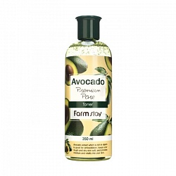 Тонер антивозрастной с экстрактом авокадо FarmStay Avocado Premium Pore Toner, 350 мл