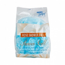 Мочалка для душа Flower ball rose shower ball 1шт