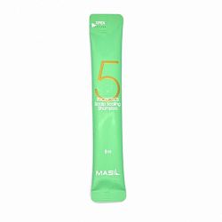 Глубокоочищающий шампунь с пробиотиками Masil 5 Probiotics Scalp Scaling Shampoo, 8 мл