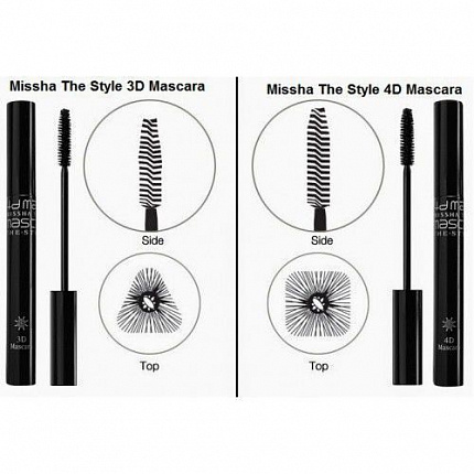 Тушь для ресниц 4D Missha The Style 4D Mascara, 20 гр