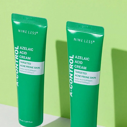 Крем для проблемной кожи с азелаиновой кислотой Nine Less A-Control Azelaic Acid Cream, 50 мл