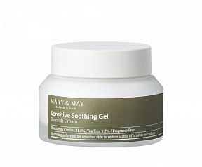 Гель-крем успокаивающий Mary&May Sensitive Soothing Gel Blemish Cream, 70 гр