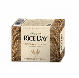 Мыло туалетное с экстрактом рисовых отрубей Rice day Soap (Yoon), 100 гр