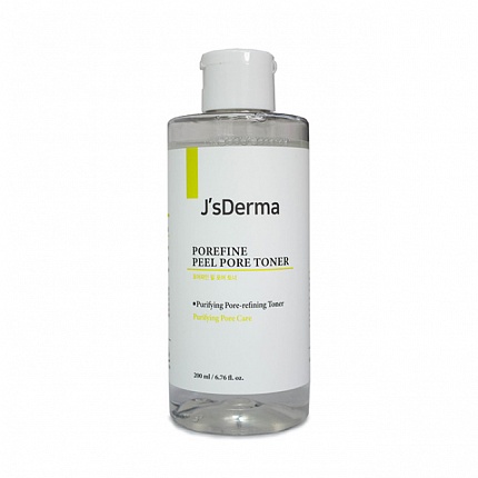 Тонер с гликолевой кислотой JsDERMA Pore Cleaning & Refine Glycolic Acid 1% Toner 200мл