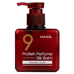 Парфюмированный бальзам для поврежденных волос сладкая любовь Masil 9 Protein Perfume Silk Balm Sweet Love, 180 мл