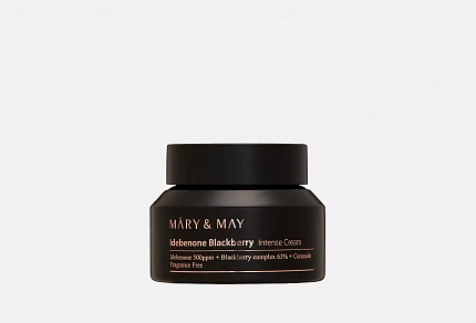 Крем для лица с идебеноном и ежевичным комплексом Mary&May Idebenone Blackberry Intense Cream, 70 гр