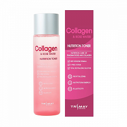 Питательный тонер с коллагеном и розовой водой Collagen & Rose Water Nutrition Toner, 210 мл