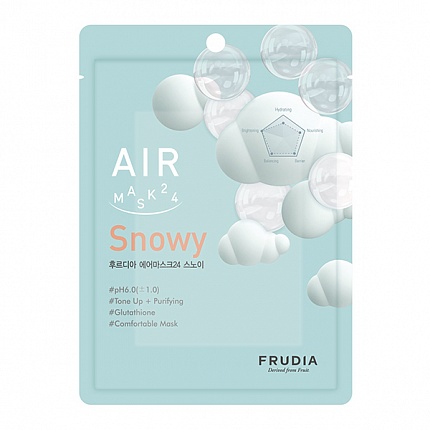 Обновляющая кремовая маска для лица Frudia Air Mask 24 Snowy, 25 мл