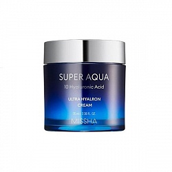 Увлажняющий крем Missha Super Aqua Ultra Hyalron Cream, 70 мл