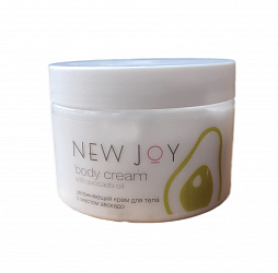 Увлажняющий крем для тела с маслом авокадо New Joy Body Cream With Avocado Oil, 300 мл