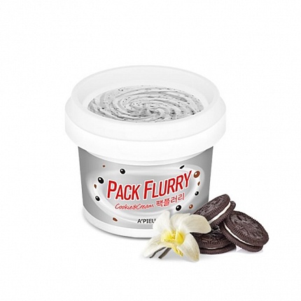 Маска-скраб для лица A'PIEU Pack Flurry (Cookie&Cream) 130гр