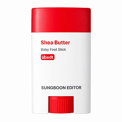 Стик для ног с маслом ши Sungboon Editor Shea Butter Baby Foot Stick, 20 гр