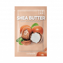 Маска на тканевой основе для лица с экстрактом масла ши Natural Shea Butter Mask Sheet, 21 мл