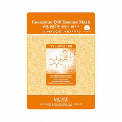 Маска тканевая для лица Коэнзим MJ Care Coenzyme Q10 Essence Mask 23гр