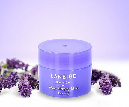 Ночная маска для глубокого увлажнения кожи с ароматом лаванды Laneige Water Sleeping Mask Lavender