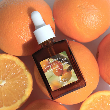 Укрепляющая сыворотка для лица с Витамином С Vitamin C Boosting Serum, 30 мл