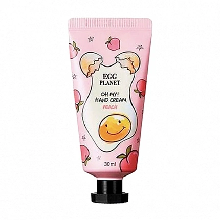 Крем для рук с ароматом персика Egg Planet OH MY Hand Cream Peach, 30 гр