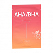 Веганская отшелушивающая тканевая маска с кислотами Barulab The Clean Vegan AHA/BHA Mask, 23 гр