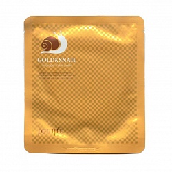 Маска для лица гидрогелевая с золотом и экстрактом улитки Petitfee Gold&Snail Hydrogel Mask Pack, 30 гр