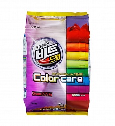 Концентрированный стиральный порошок защита цвета (для цветного белья) для автоматической стирки Beat Drum Color Care, 2250 гр