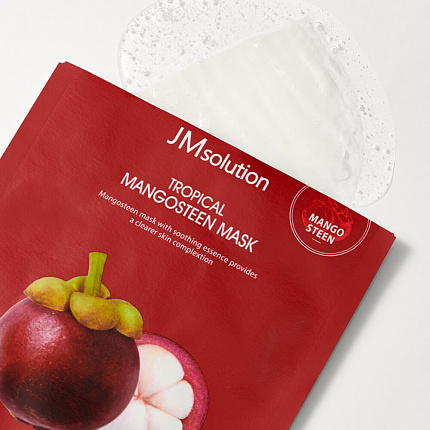 Осветляющая тканевая маска с мангостином JMsolution Tropical Mangosteen Mask, 30 мл