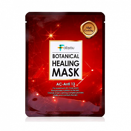 Маска на тканевой основе для проблемной кожи Botanical Healing Mask Pack AC-Anti 13