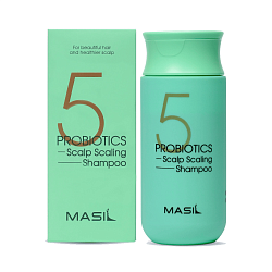 Глубокоочищающий шампунь с пробиотиками Masil 5 Probiotics Scalp Scaling Shampoo, 150 мл