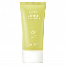 Солнцезащитный крем с хауттюйнией Goodal Heartleaf Calming Moisture Sun Cream, 50 мл