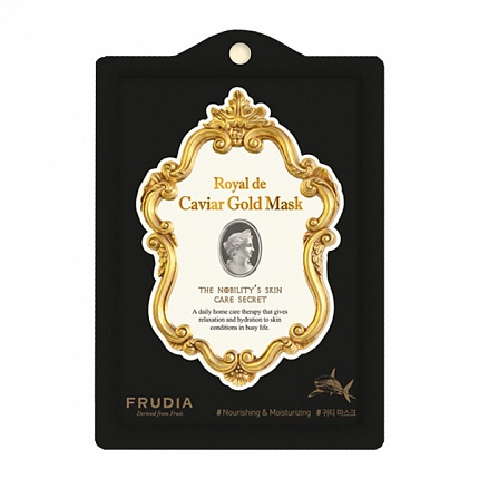 Омолаживающая маска с экстрактом икры и золотом Frudia Royal de Caviar Gold Mask, 20 мл