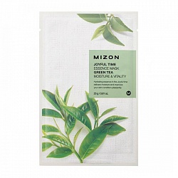 Маска для лица тканевая c зеленым чаем MIZON Joyful Time essence mask GREEN TEA (23 гр)