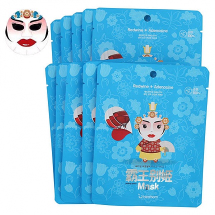 Маска тканевая для лица Peking opera mask series -QUEEN  25мл