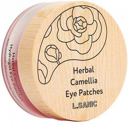 Патчи гидрогелевые с экстрактом камелии Herbal Camellia Hydrogel Eye Patches, 60 шт