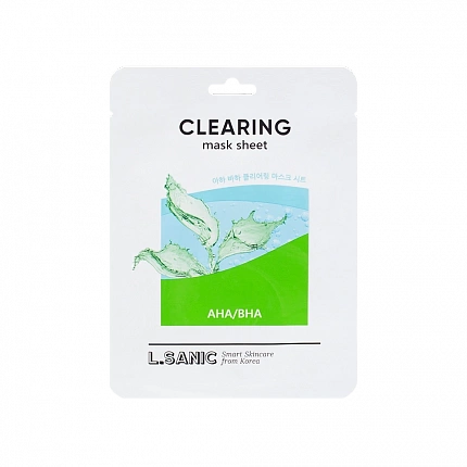 Маска тканевая для очищения пор с AHA/BHA кислотами AHA/BHA Clearing Mask Sheet, 25 мл