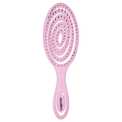 Расческа био для волос подвижная розовая Solomeya Detangling Bio Hair Brush Light Pink, 1 шт.