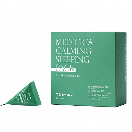 Успокаивающая ночная маска с центеллой Trimay Medicica Calming Sleeping Pack, 3 гр