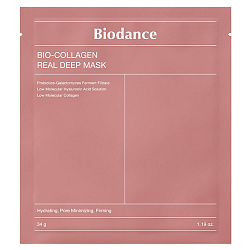 Ночная гидрогелевая маска с коллагеном для эластичности кожи Biodance Bio-Collagen Real Deep Mask, 34 гр