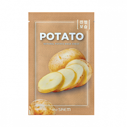 Маска на тканевой основе для лица с экстрактом картофеля Natural Potato Mask Sheet, 21 мл