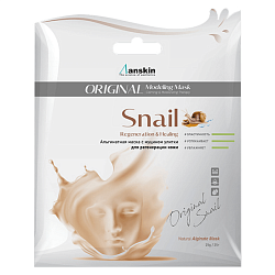 Маска альгинатная с муцином улитки (саше) Snail Pearl Modeling Mask, 25 гр