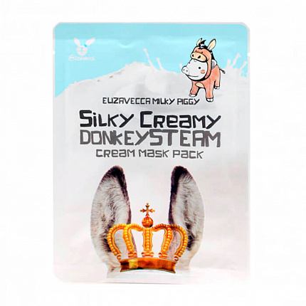 Маска тканевая с паровым кремом Silky Creamy donkey Steam Cream Mask Pack 25гр