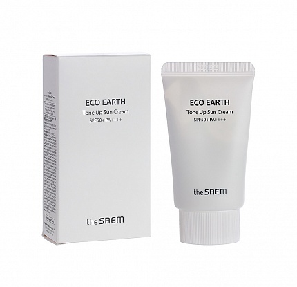 Крем солнцезащитный Eco Earth Tone Up Sun Cream, 50 мл