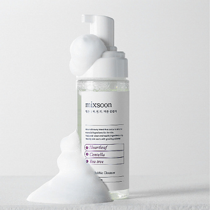 Пенка для лица очищающая с кислотами Mixsoon H.C.T. Bubble Cleanser, 150 мл