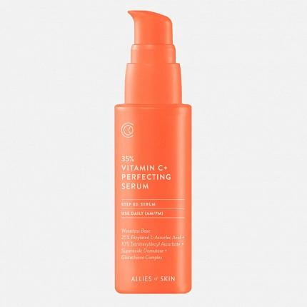 Совершенствующая омолаживающая сыворотка с 35% витамином C Allies Of Skin 35% Vitamin C +Perfecting Serum , 30 мл