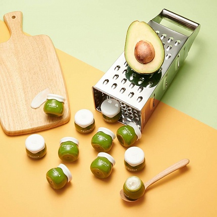 Восстанавливающий крем с авокадо миниатюра Frudia Avocado Relief Cream Jar, 10 г