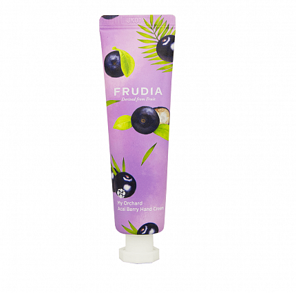 Крем для рук c ягодами асаи Frudia Squeeze Therapy Acai Berry Hand Cream, 30 г