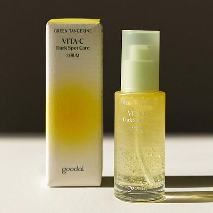 Сыворотка против пигментации Goodal Green Tangerine Vita-C Dark Spot Care Serum, 40 мл