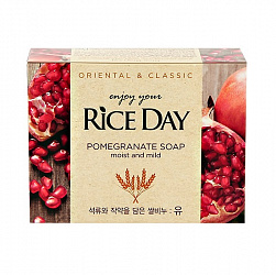 Мыло туалетное с экстрактом граната и пиона Riceday Soap (Yu), 100 гр