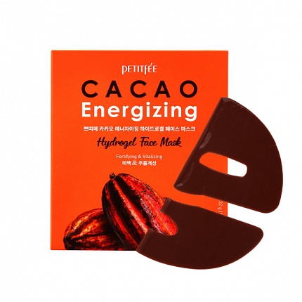Гидрогелевая маска для лица с экстрактом какао Cacao Energizing Hydrogel Face Mask