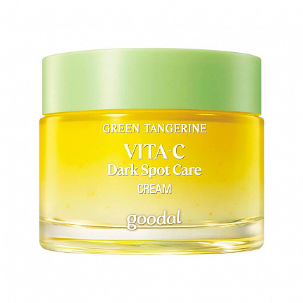 Осветляющий капсульный крем с танжерином Goodal Green Tangerine Vita C Dark Spot Care Cream, 50 мл