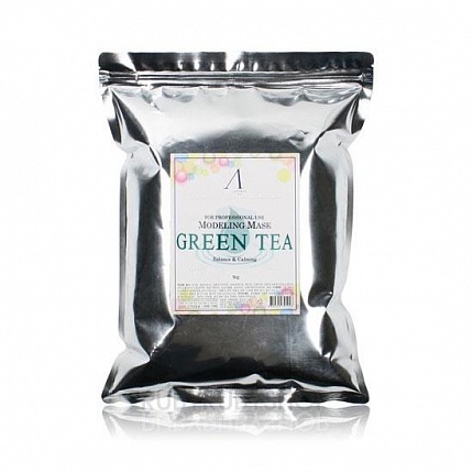 Маска альгинатная успокаивающая с экстрактом зеленого чая (пакет) Green Tea Modeling, 1 кг