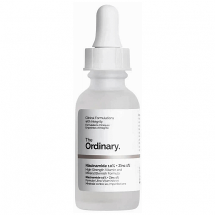 Сыворотка для проблемной кожи The Ordinary Niacinamide 10% + Zinc 1%, 30 мл